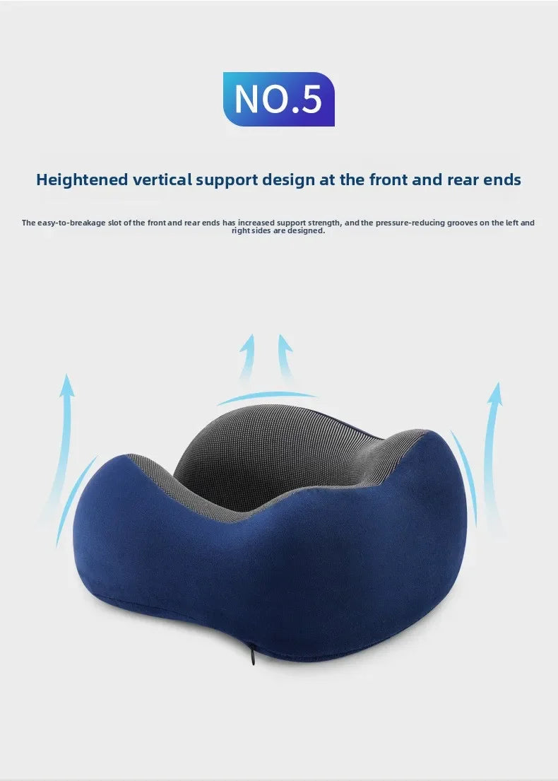 Almohada de Viaje en U de Espuma con Memoria para Cuello